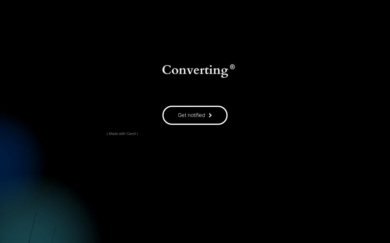 Carrd profile picture for @converting